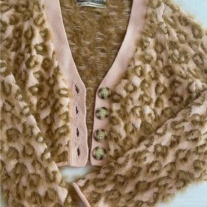 Urban Outfitters fuzzy crop top BNWT size S